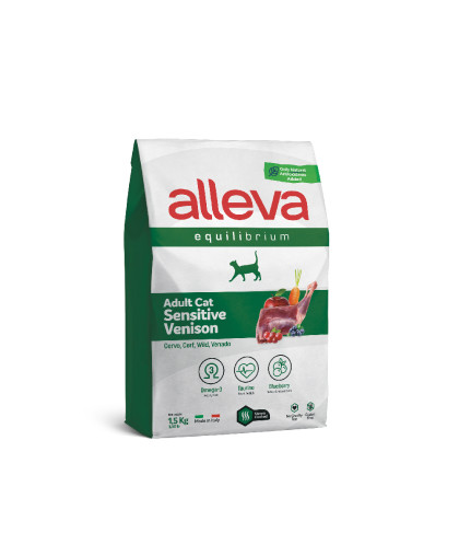 Аллева/Alleva Эквилибриум Сенситив Суперпремиум корм для кошек Оленина 1,5кг Аллева/Alleva Эквилибриум Сенситив Суперпремиум корм для кошек Оленина 1,5кг
