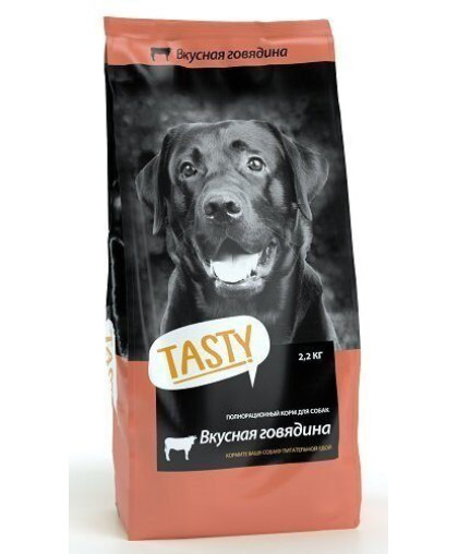 Тэсти/Tasty корм для собак Говядина 2,2кг Тэсти/Tasty корм для собак Говядина 2,2кг