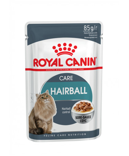  Роял Канин/Royal Canin пауч  85гр корм для кошек Интенс Хэйрболл вывод комочков шерсти соус*12