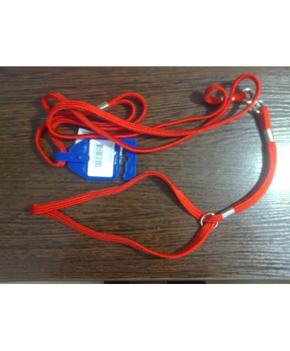  Ринговка шнур Красная  5мм с кольцом