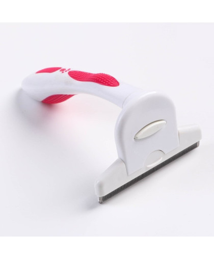 Дешеддер средний со съемным лезвием 15*10,5см бело-розовый Пижон Дешеддер средний со съемным лезвием 15*10,5см бело-розовый Пижон