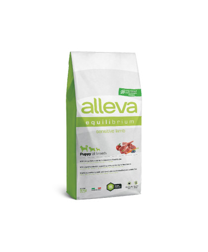Аллева/Alleva Эквилибриум Сенситив Суперпремиум корм для щенков Ягненок 12кг Аллева/Alleva Эквилибриум Сенситив Суперпремиум корм для щенков Ягненок 12кг