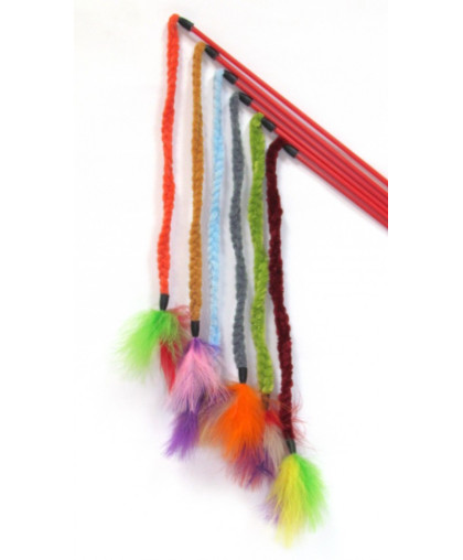 Игрушка для кошек дразнилка Косичка 60см LM041 LION Игрушка для кошек дразнилка Косичка 60см LM041 LION