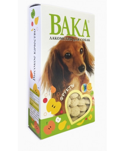 ВАКА Лакомство для собак Фрукты 100гр*18 ВАКА Лакомство для собак Фрукты 100гр*18
