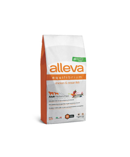 Аллева/Alleva Эквилибриум Суперпремиум корм для собак ср. и круп. пород Курица/Океан. рыба 12кг Аллева/Alleva Эквилибриум Суперпремиум корм для собак ср. и круп. пород Курица/Океан. рыба 12кг
