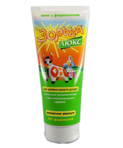 Зорька Люкс крем с флорализином 20% (200 мл) туба *20 Зорька Люкс крем с флорализином 20% (200 мл) туба *20