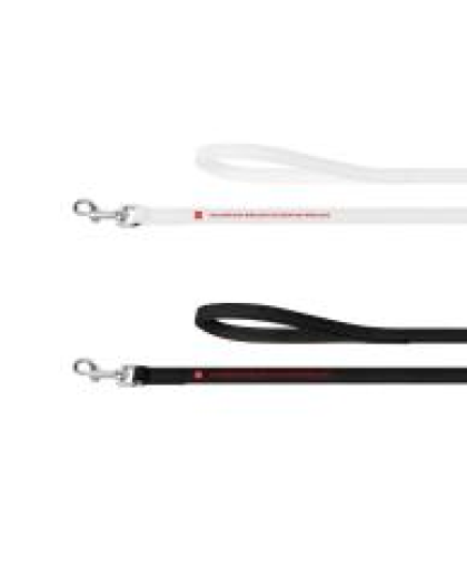  Поводок для собак кожаный  1,2*122см Я люблю свою собаку белый WauDog CoLLaR