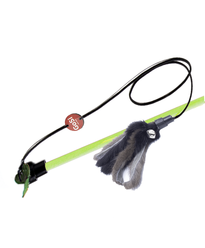 Игрушка для кошек дразнилка Мышиные хвосты длинная палочка натуральная норка 100*7*3см Госи/GoSi Игрушка для кошек дразнилка Мышиные хвосты длинная палочка натуральная норка 100*7*3см Госи/GoSi