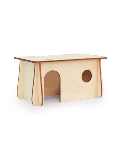 Домик для грызунов №3 194*114*97мм фанера Вариант Домик для грызунов №3 194*114*97мм фанера Вариант