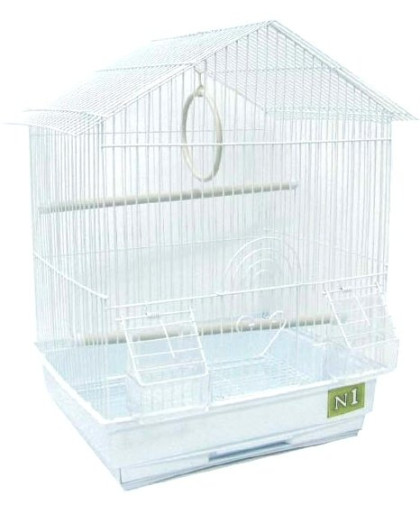  Клетка для птиц №1 домик комплект  35*28*46см Уют