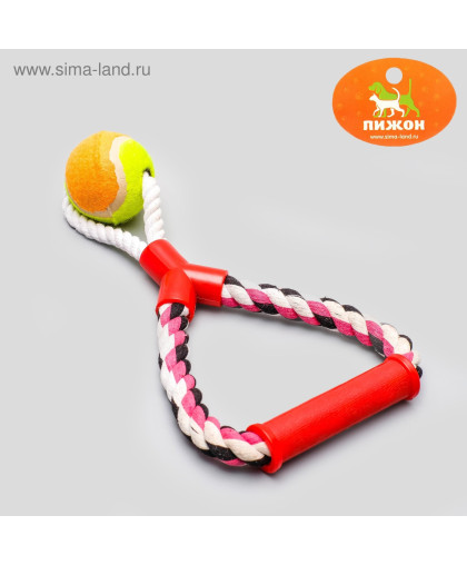 Игрушка для собак Качель с мячом 27см Пижон Игрушка для собак Качель с мячом 27см Пижон