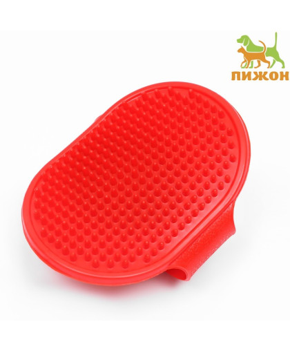 Щетка на руку 12,2*8см красная Пижон Щетка на руку 12,2*8см красная Пижон