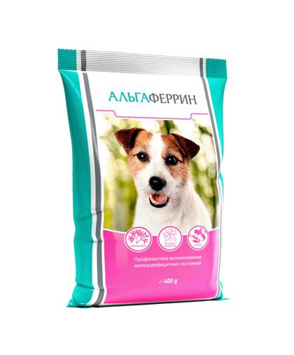  Альгаферрин  400 г (железодеф.анемия, поедание экскрементов собаками)*10