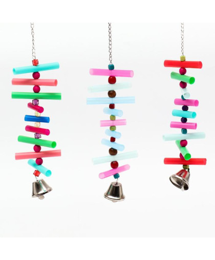 Игрушка для птиц Ступеньки(012)(трубочки) Игрушка для птиц Ступеньки(012)(трубочки)