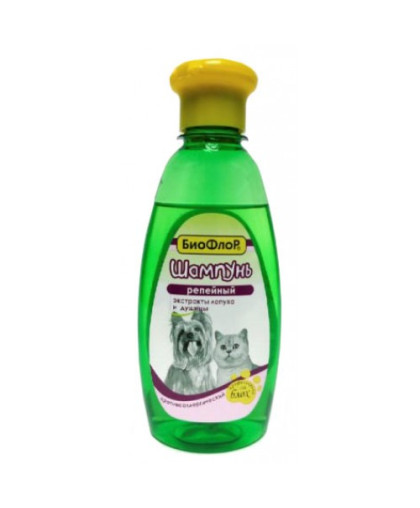  Шампунь Биофлор для собак и для кошек репейный  245мл
