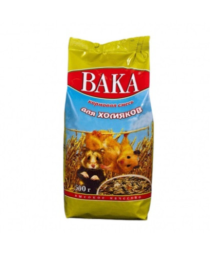  Вака в/к корм для хомяков  500гр *14