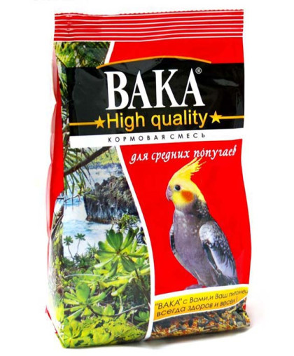  Вака High Quality корм для средних попугаев  500г *10